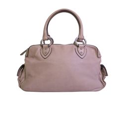 Zipped Tote, Leather, Taupe, 1*